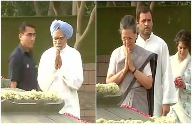 सोनिया, राहुल ने राजीव गांधी की पुण्यतिथि पर दी श्रद्धांजलि